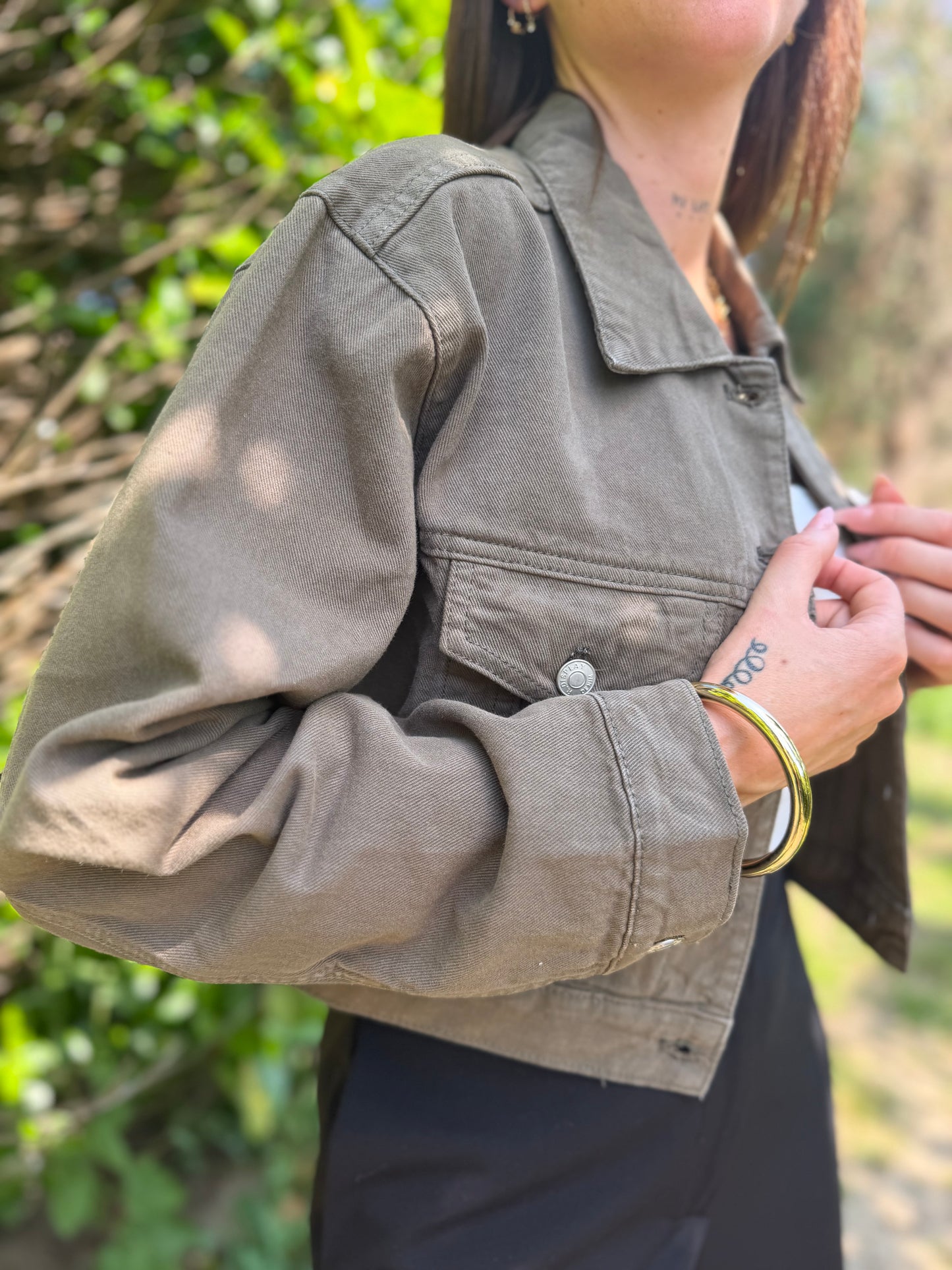 Veste Jean’s Courte Kaki