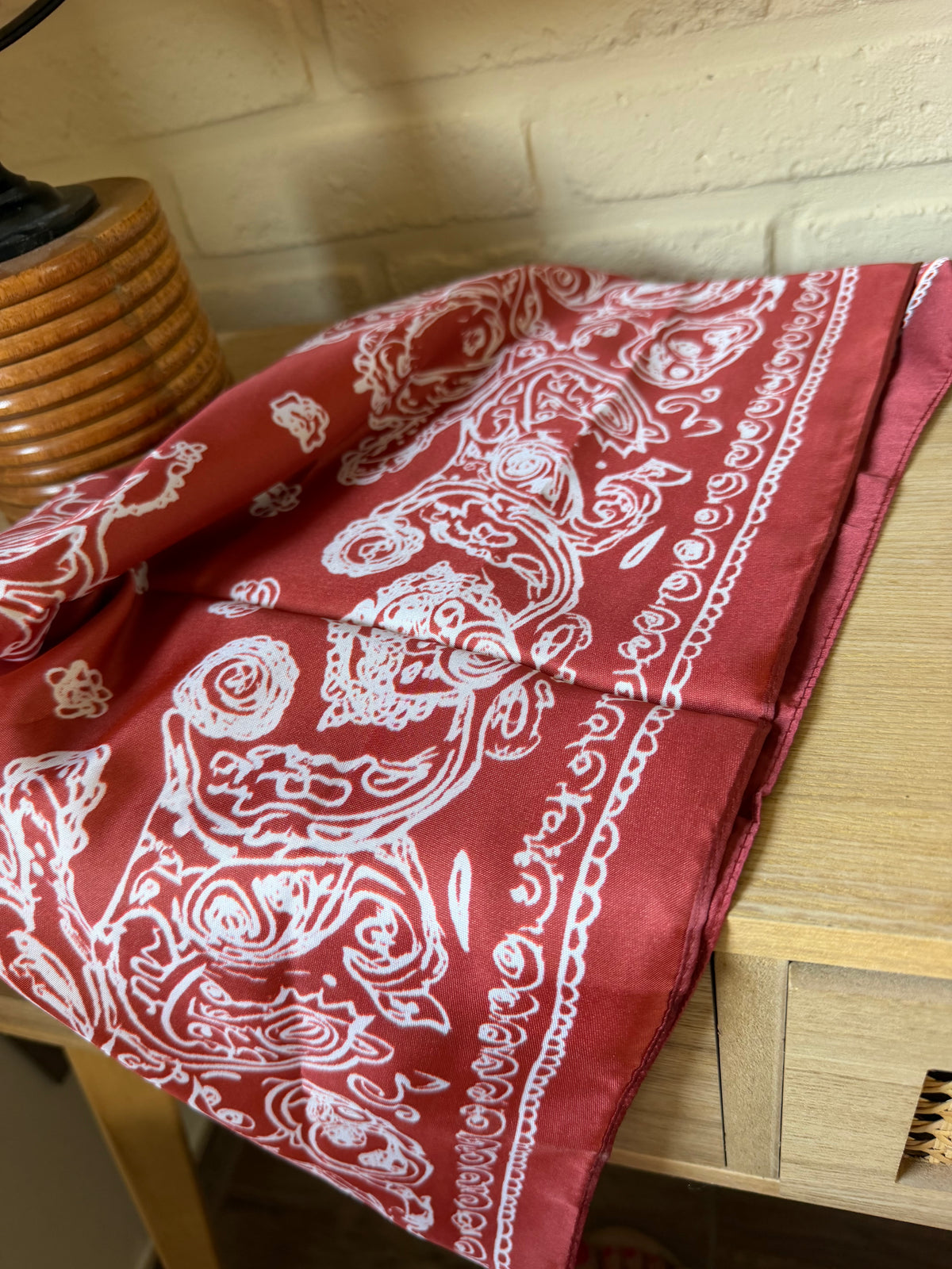 Foulard Bandana Bordeaux