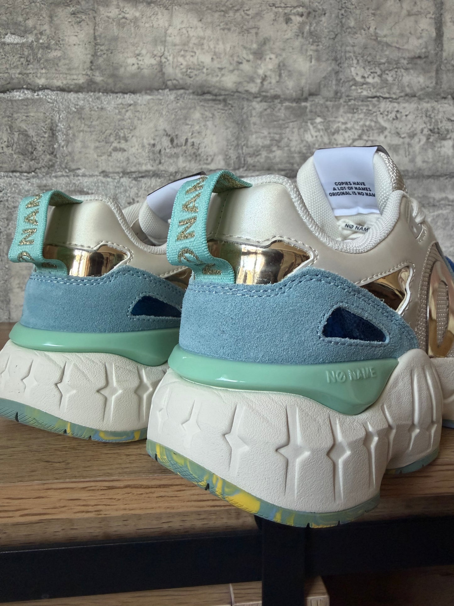 Basket No Name Krazee Runner Bleu