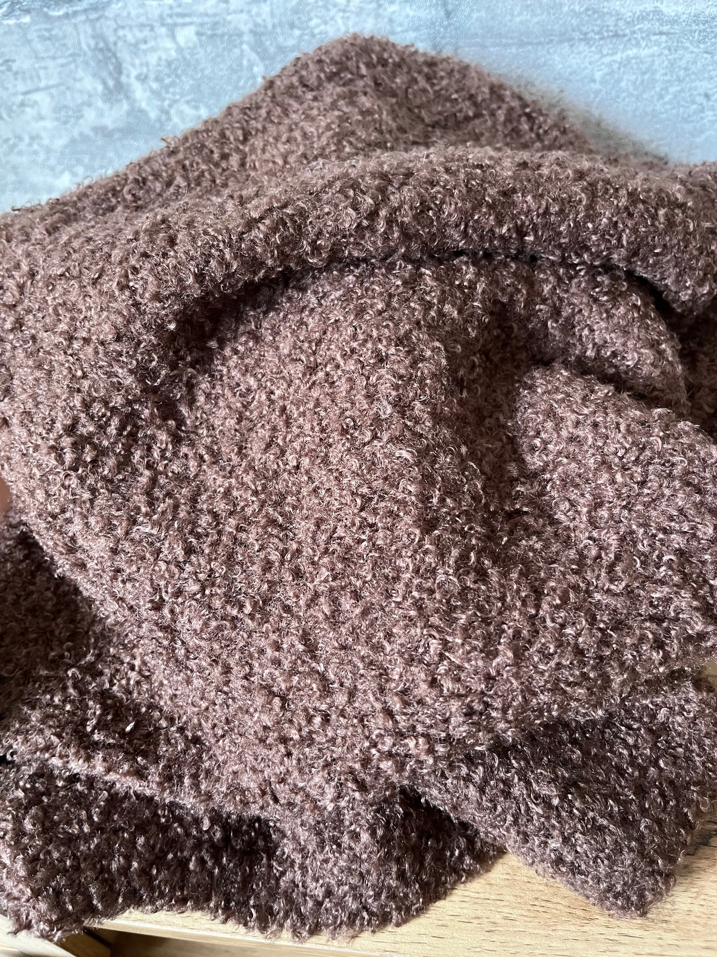 Écharpe Peluche Chocolat