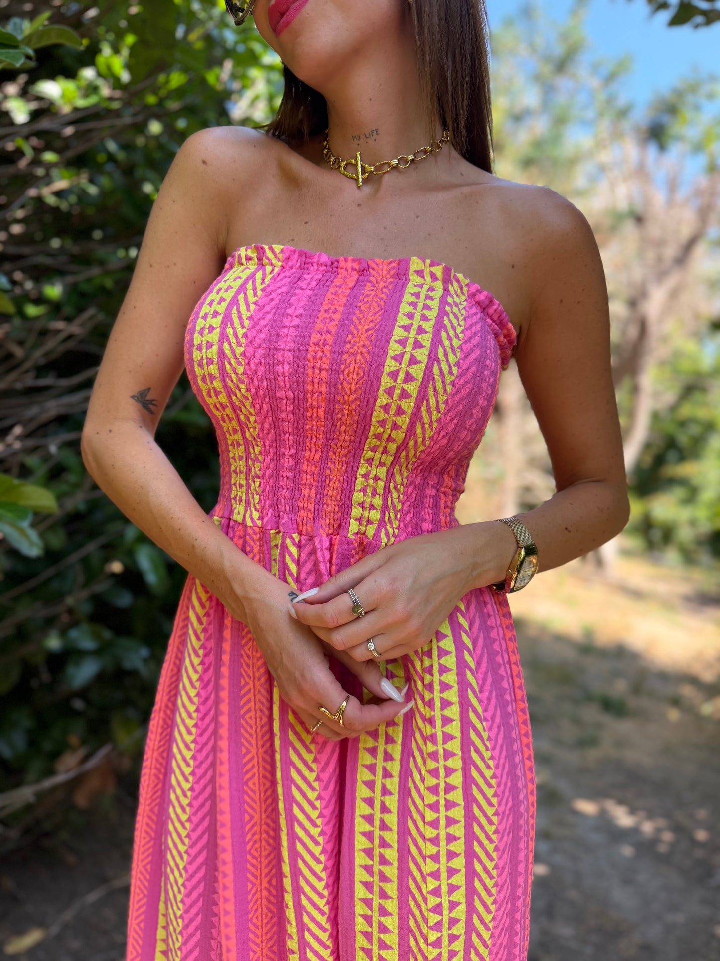 Robe Bustier Color