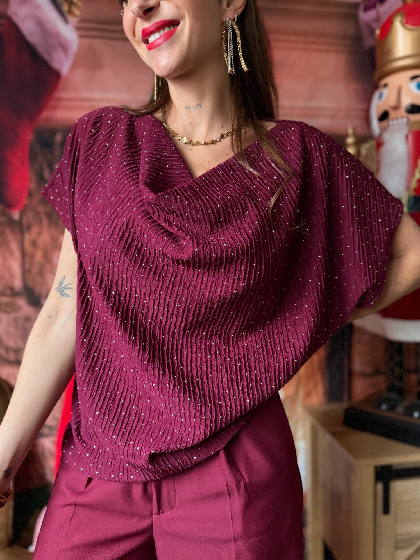 Top Brillant Bordeaux