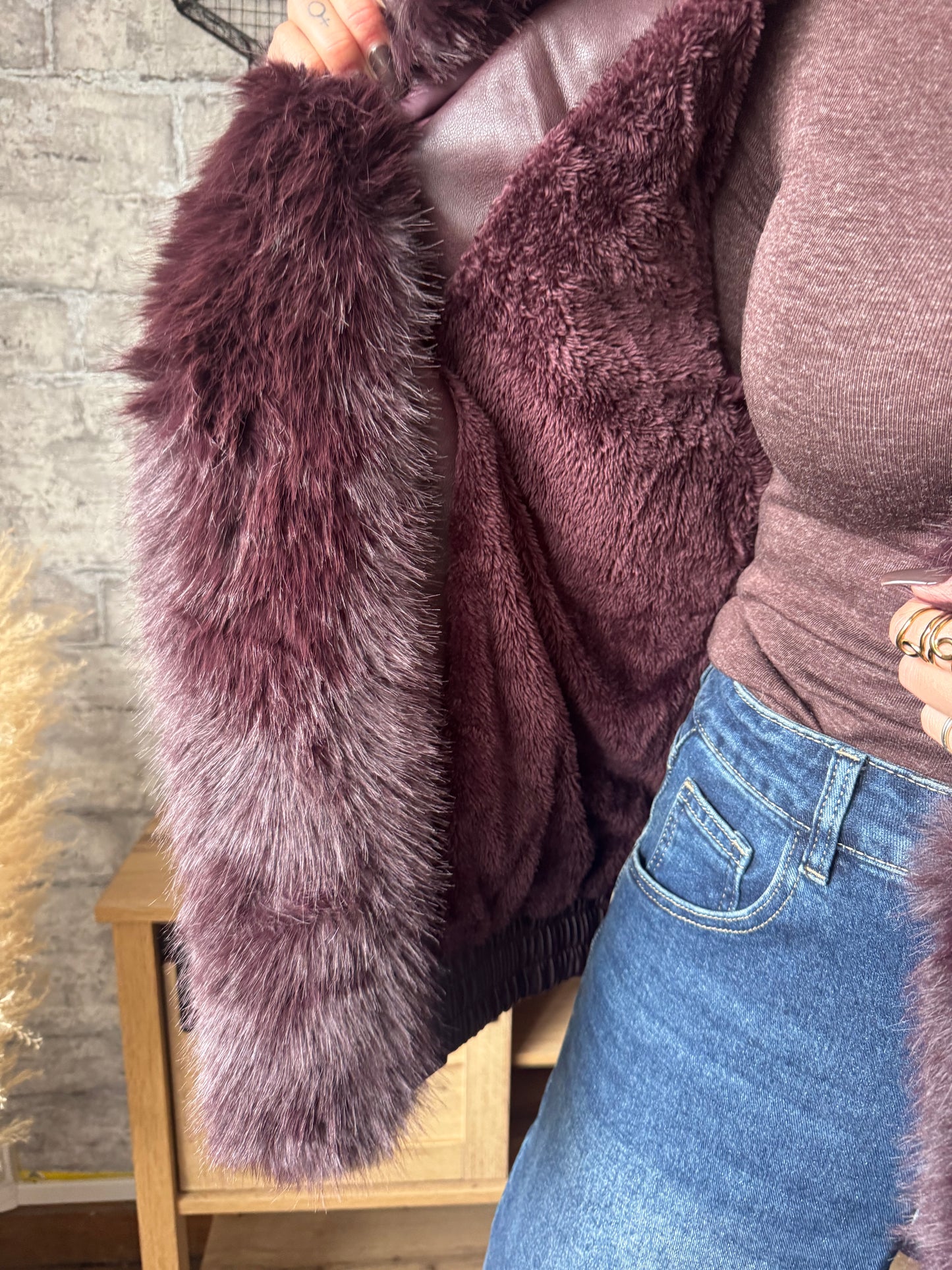 Veste Artika Bordeaux (fourrure amovible)