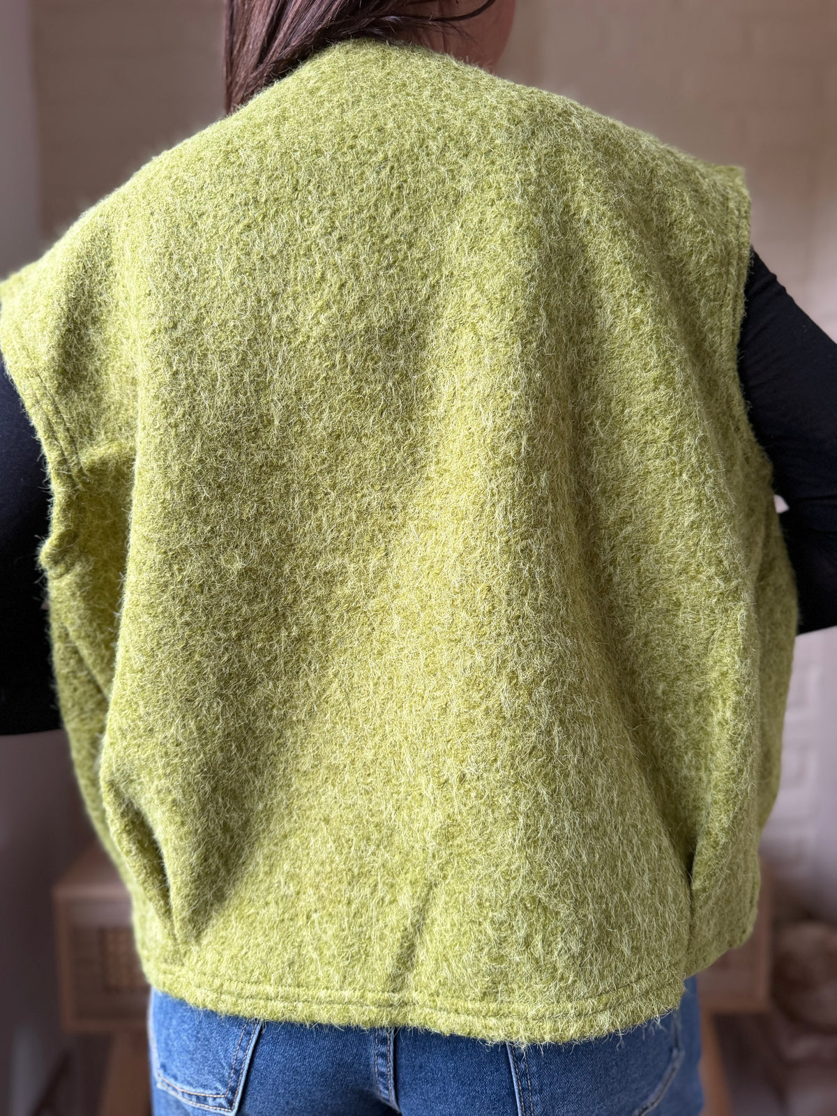 Gilet Sans Manches Vert