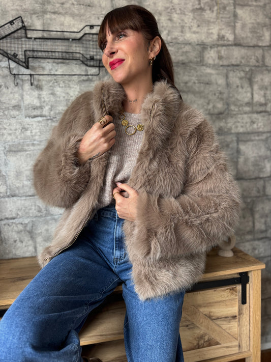 Manteau Patachon Taupe