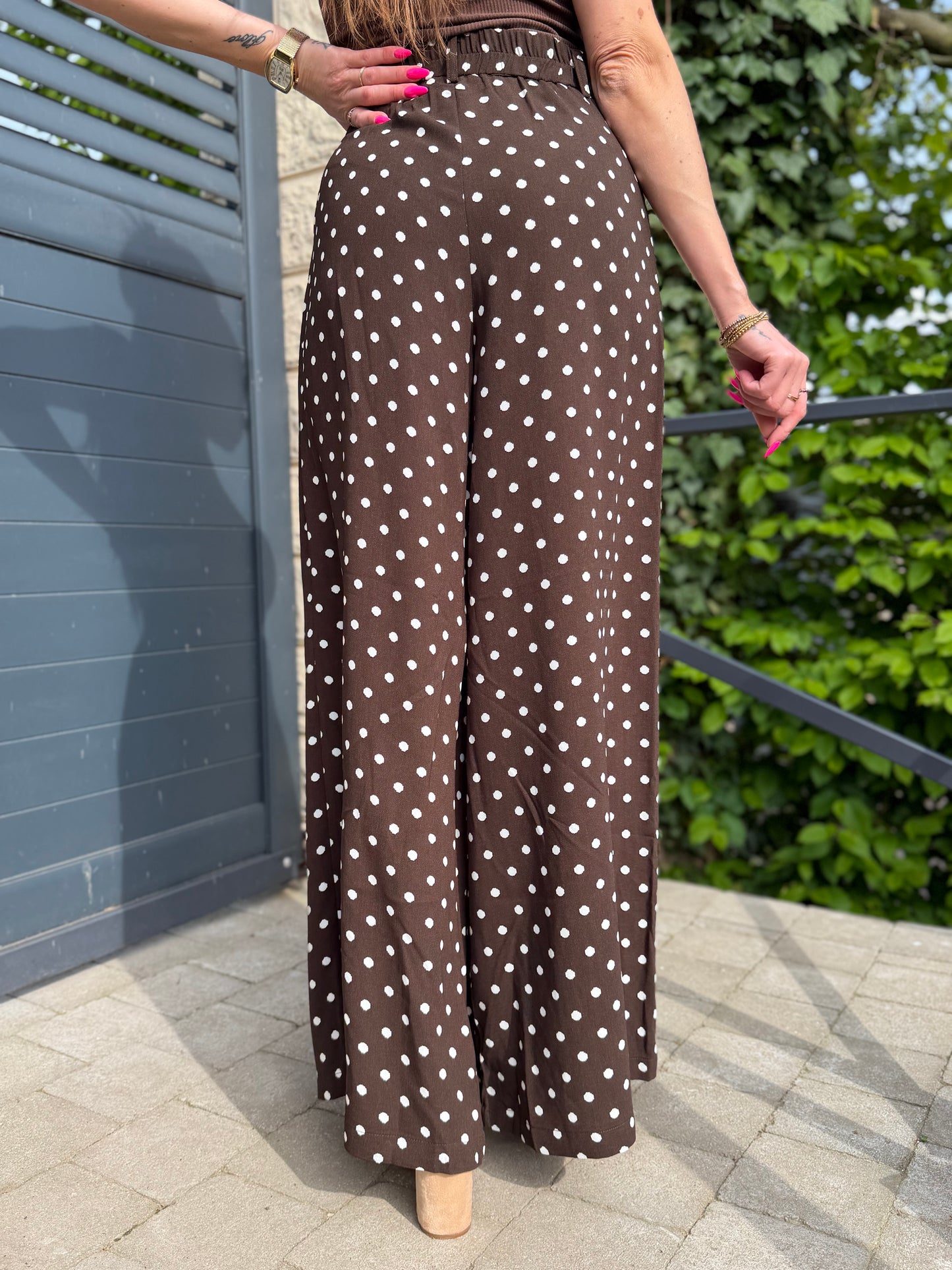 Pantalon Pois Chocolat