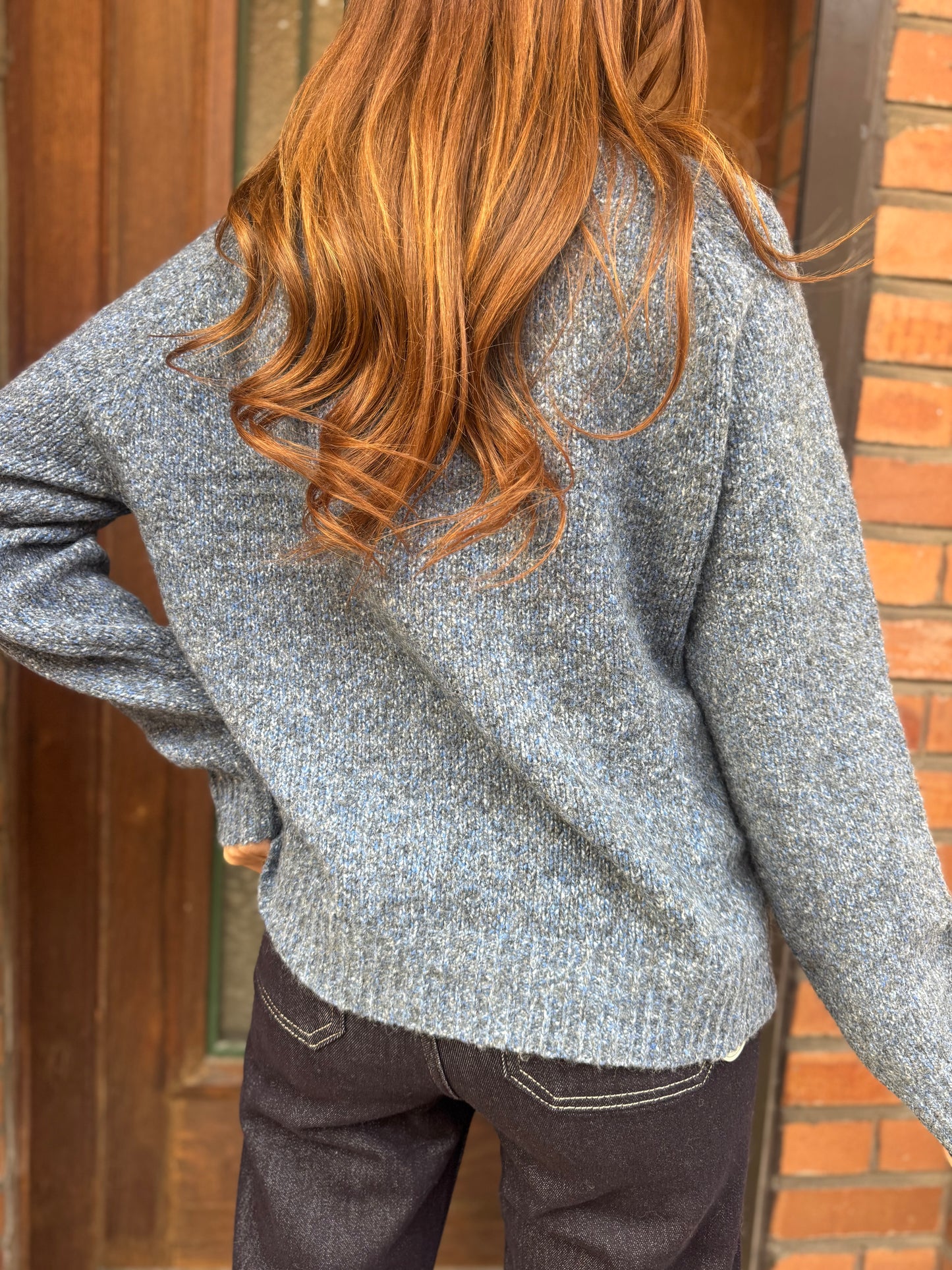 Pull Camionneur Bleu