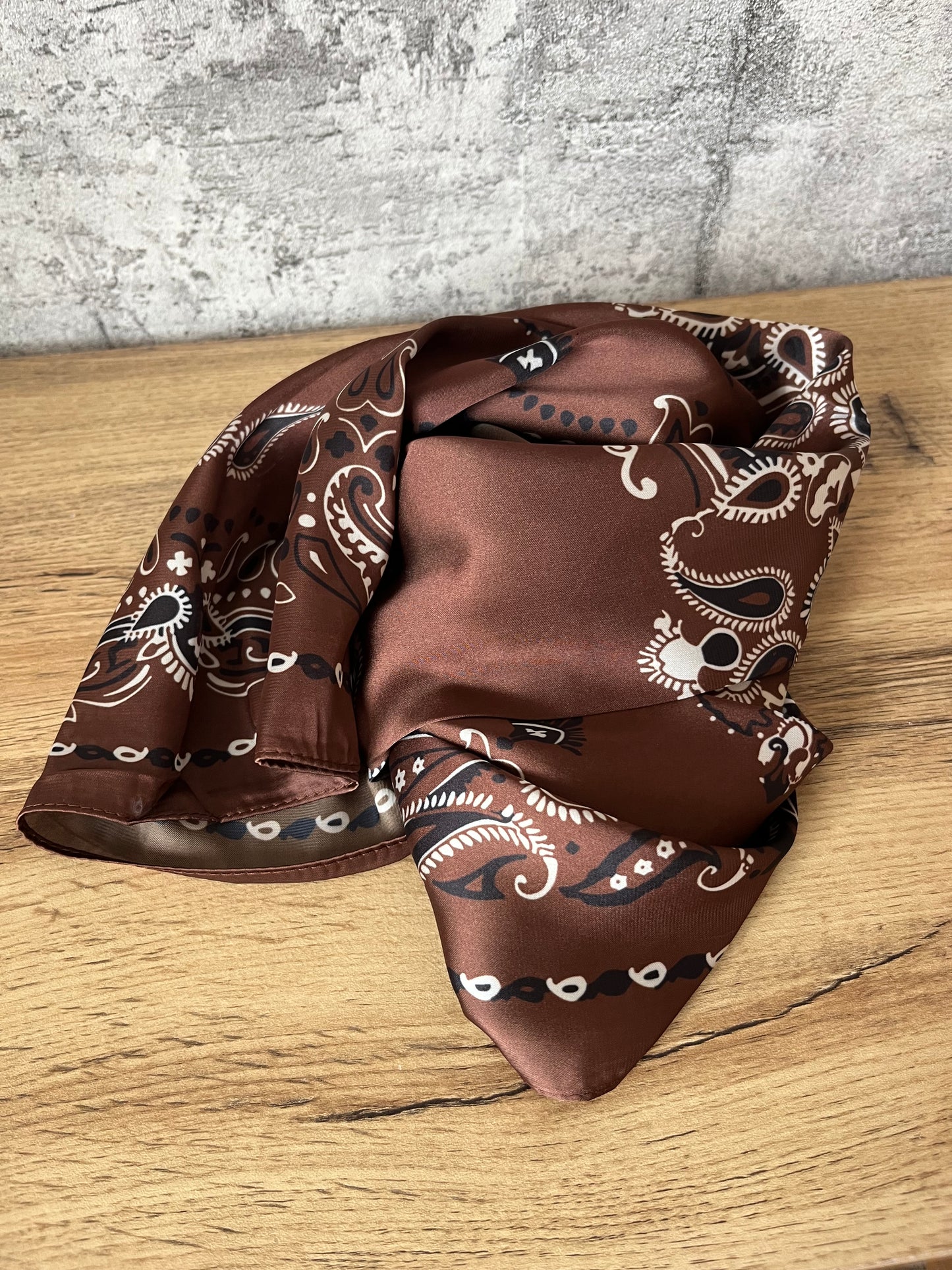 Foulard Bandana Chocolat