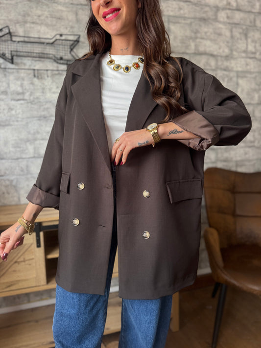 Veste Oversize Marron