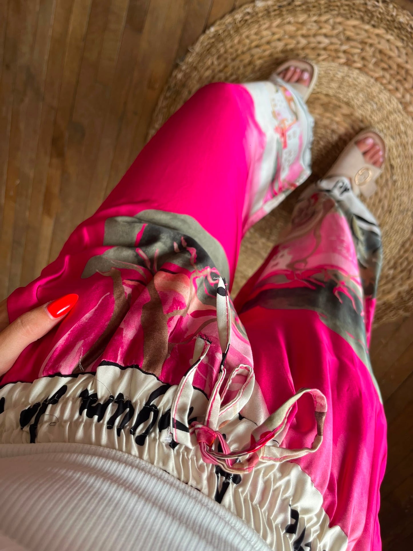Pantalon Paysage Fuchsia