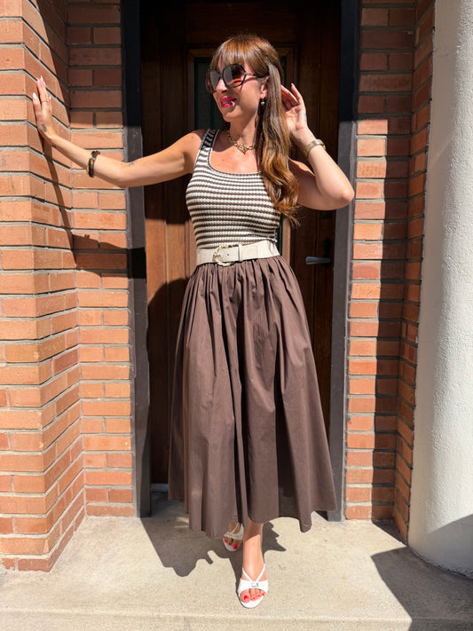 Robe Rosalie Chocolat