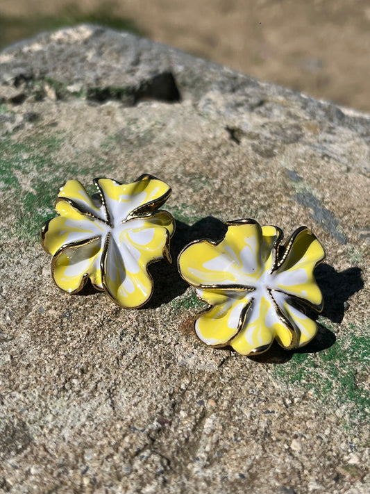 Boucle D’oreille Vaiana Jaune