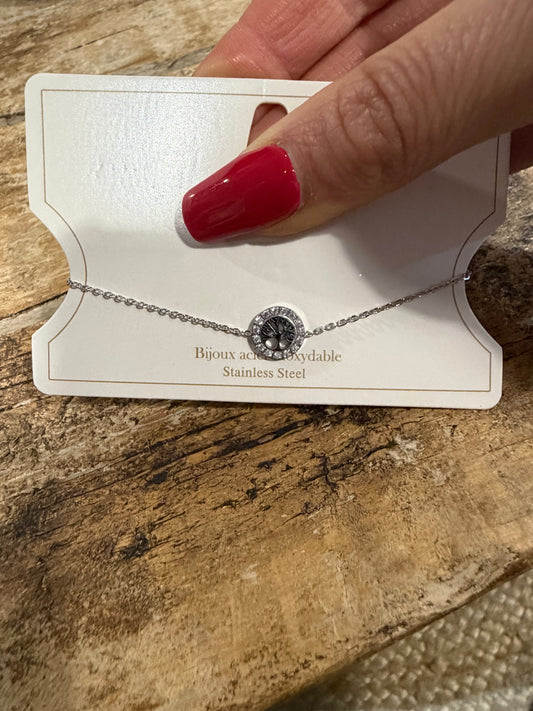 Bracelet Arbre de Vie Argenté