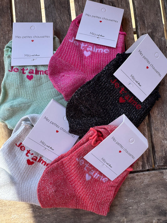Chaussettes Je t’aime