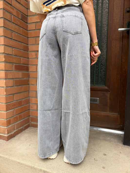 Jean’s Wide Gris Souris