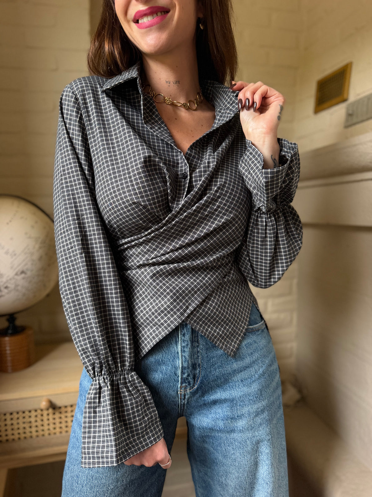 Chemise Alyzée Noir