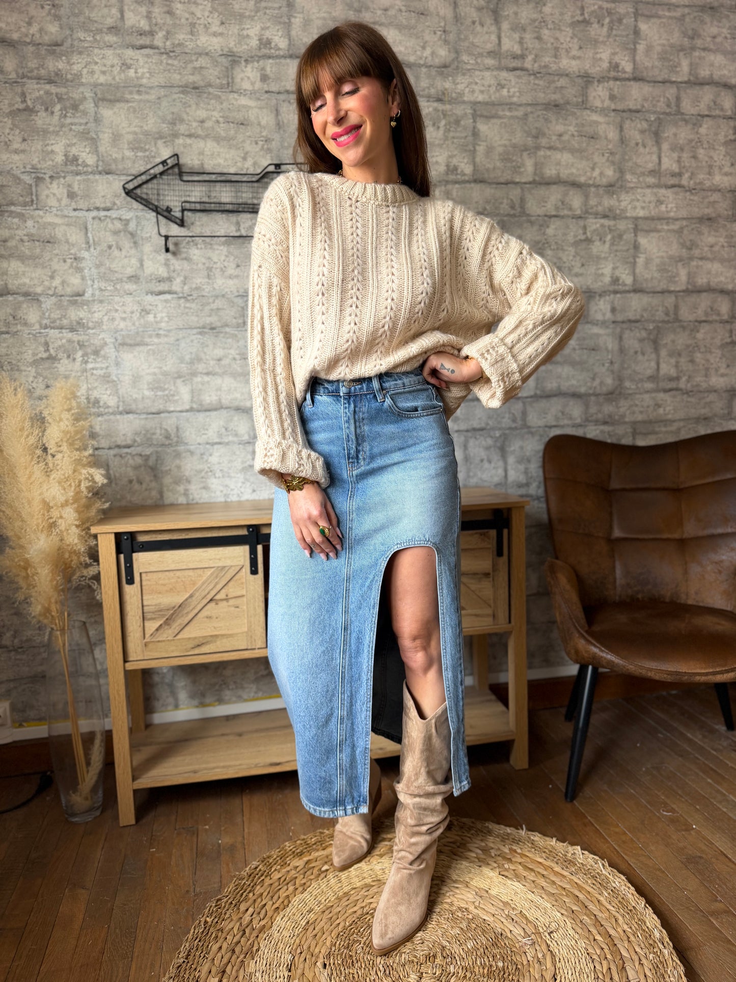 Pull Eden Beige
