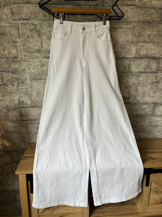 Jean's Wide Blanc