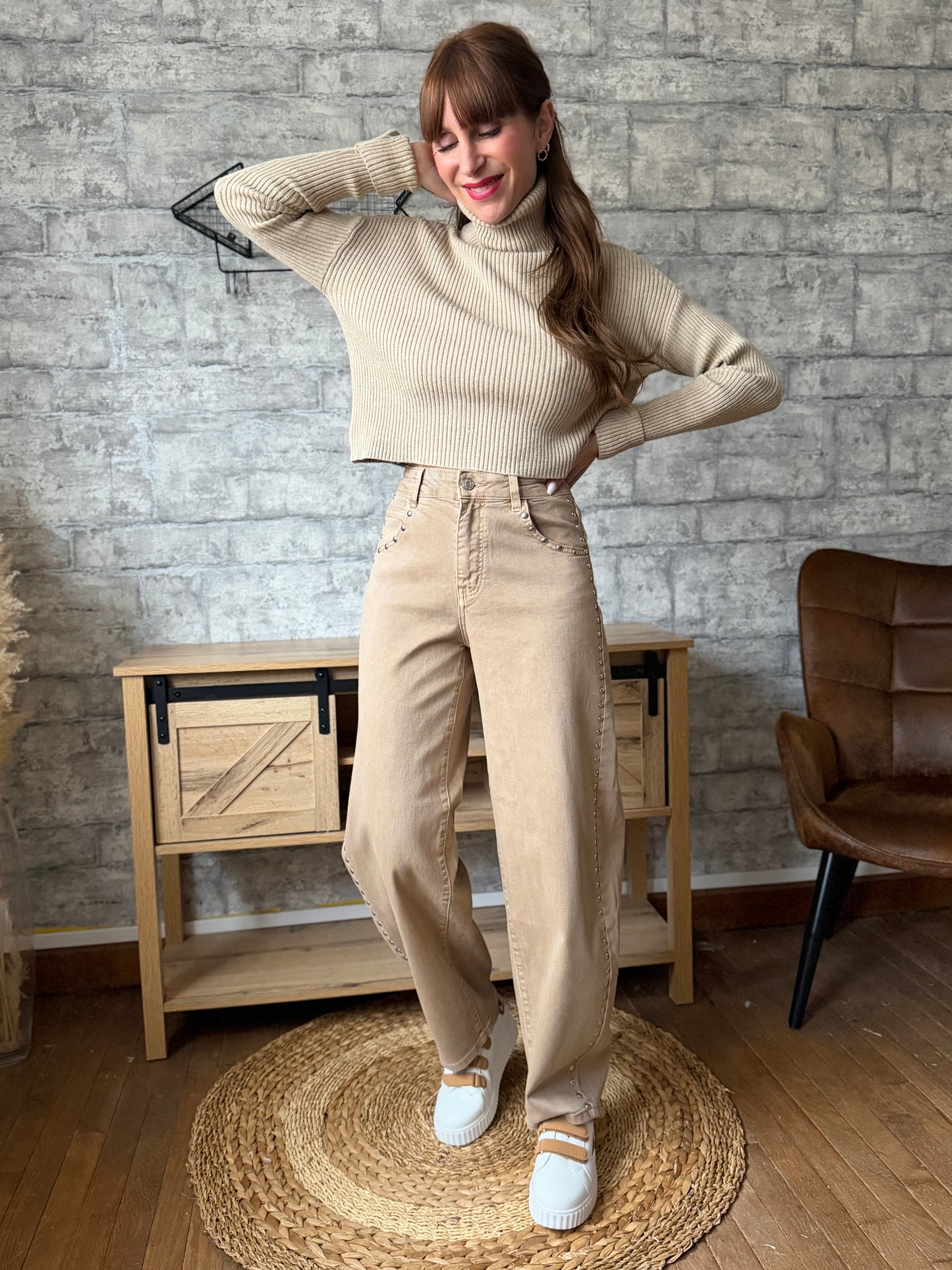 Jean's Ballon Clou Sable