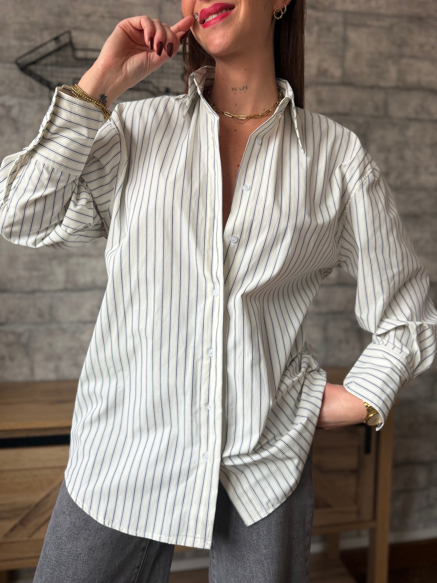 Chemise Cravate Blanc