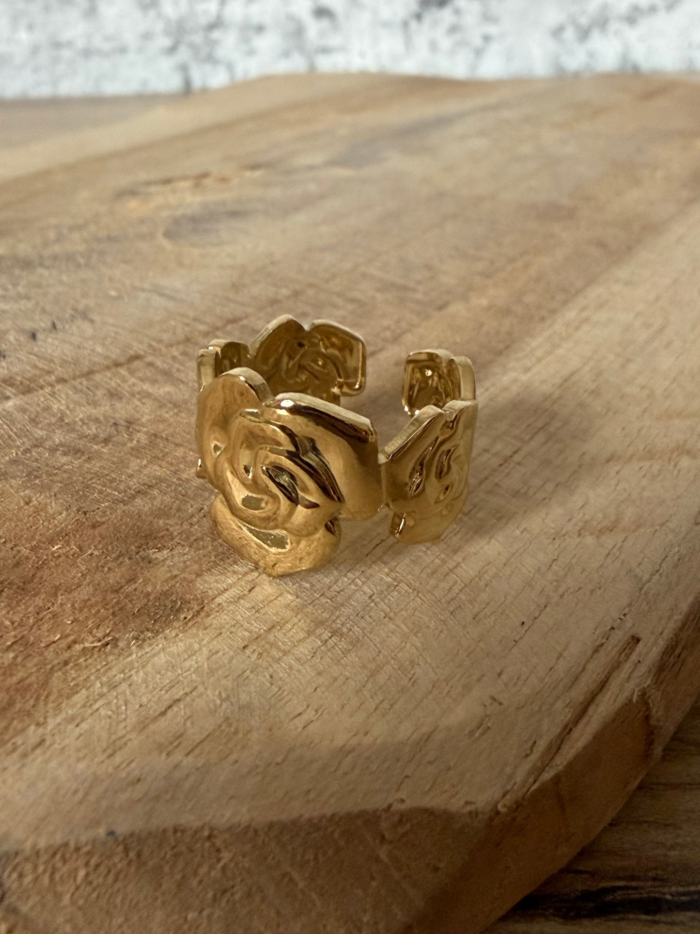 Bague Perle Fleurs