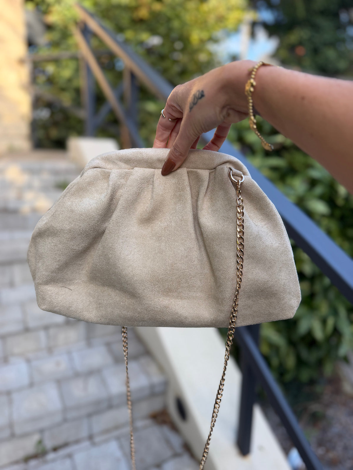 Sac Clou Beige