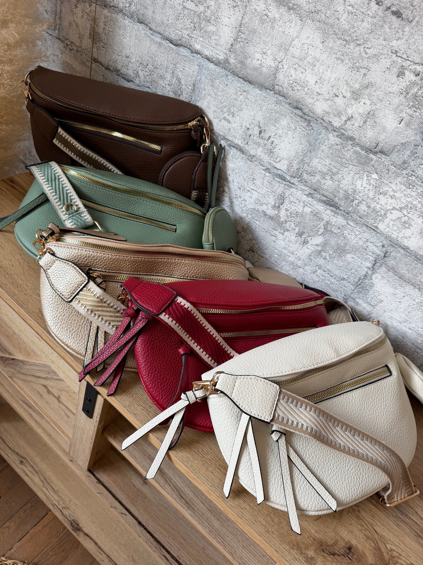 Sac banane Simili Cuir Zip