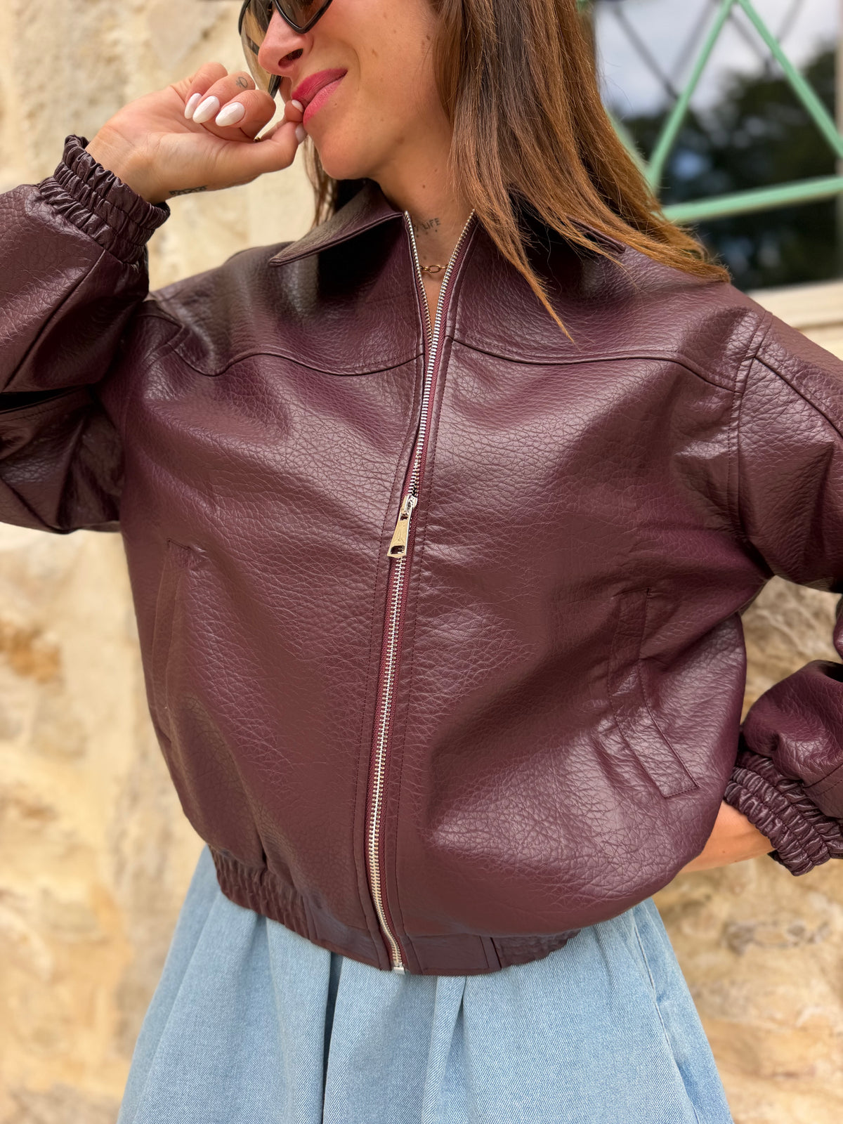 Veste Karmen Bordeaux