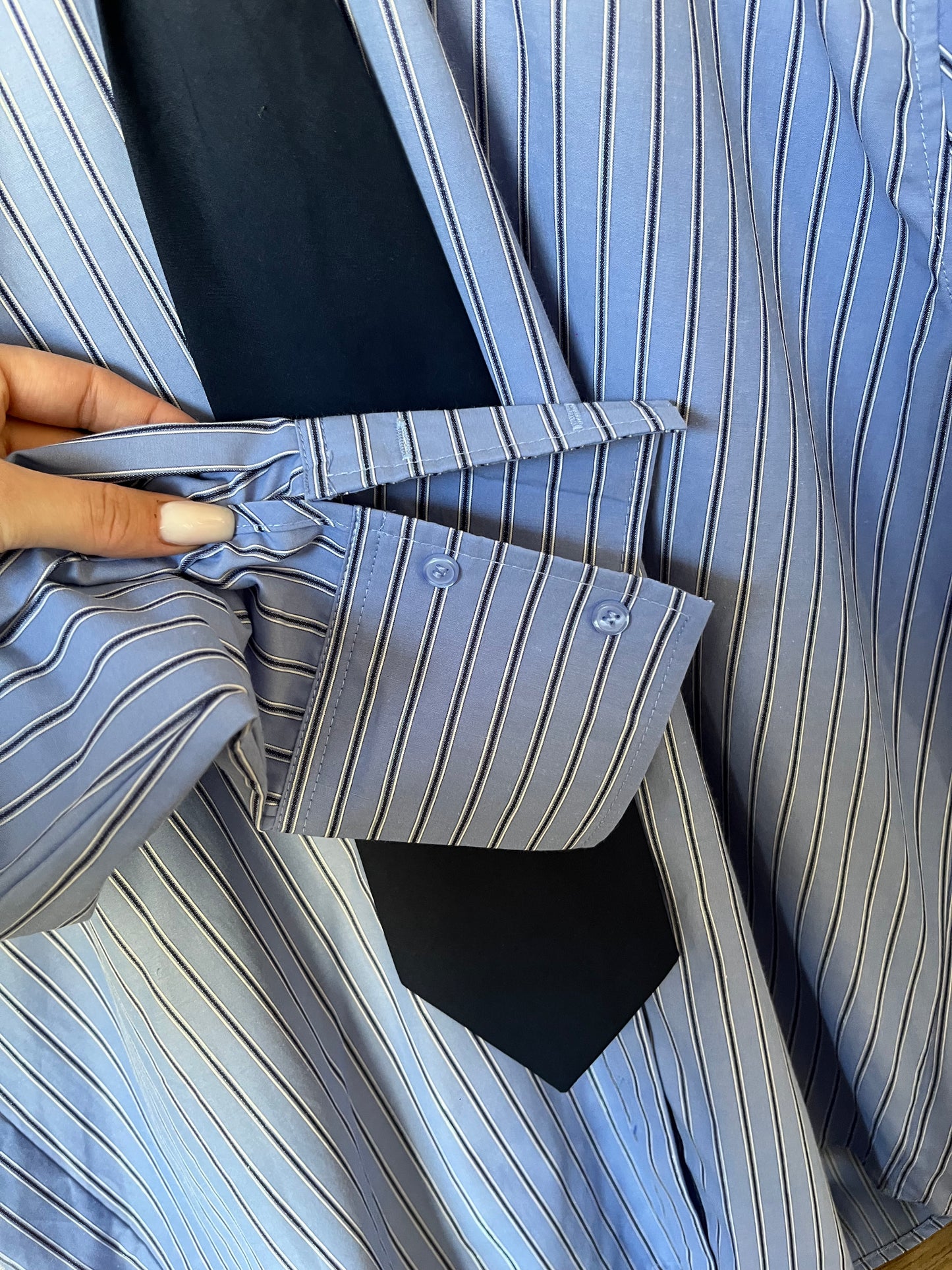 Chemise Cravate Bleu