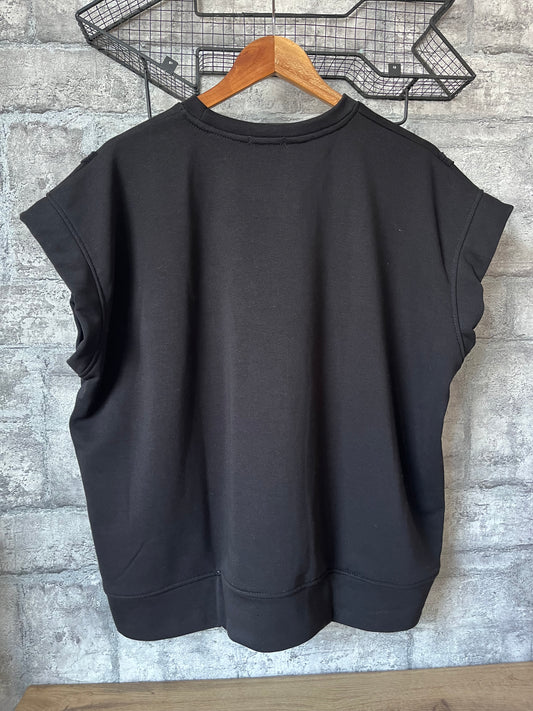 T Shirt Sweat Oversize Noir