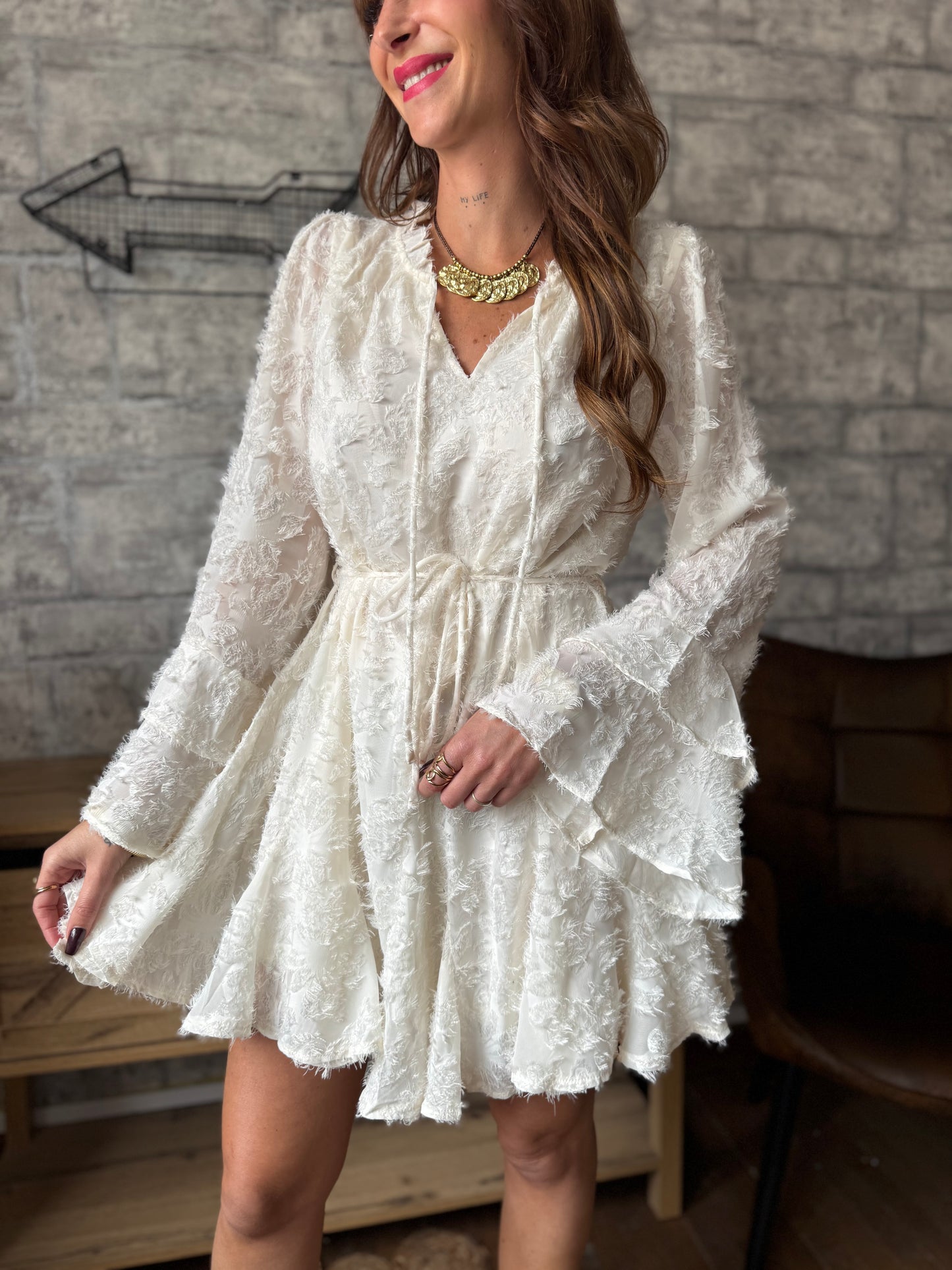 Robe Emy Bis Écru