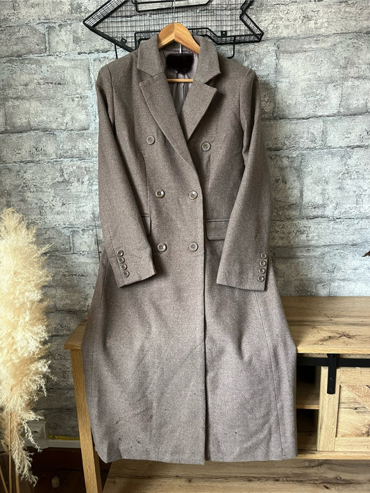Manteau Lainage Taupe