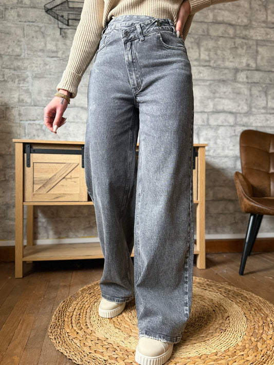 Jean's Asymétrique Gris
