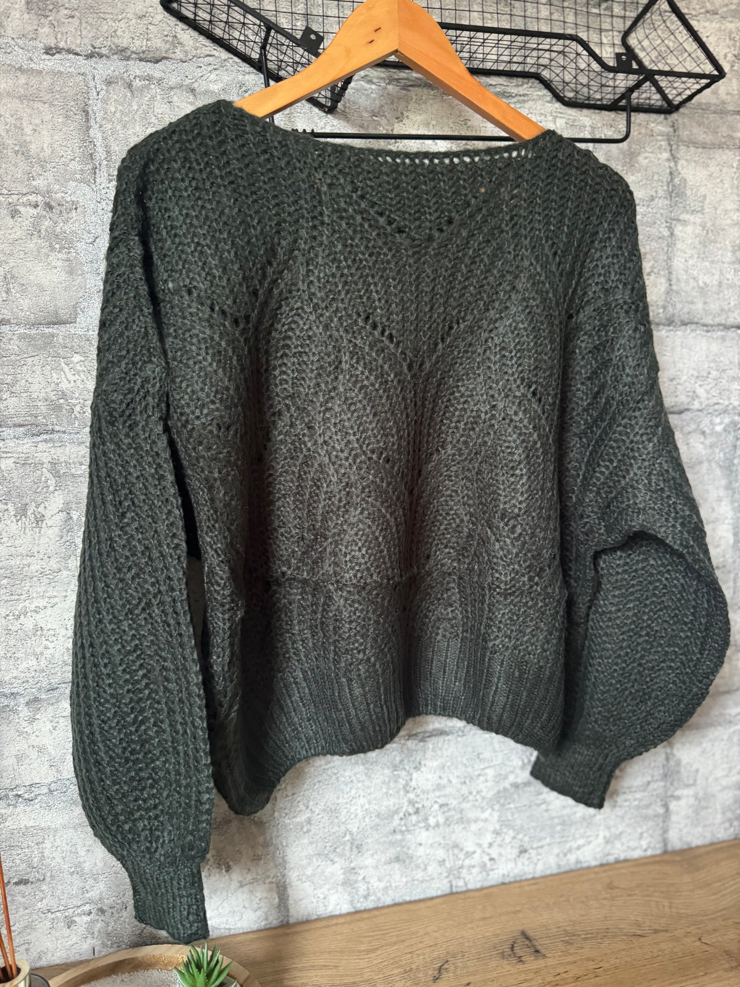 Pull Pilou kaki militaire