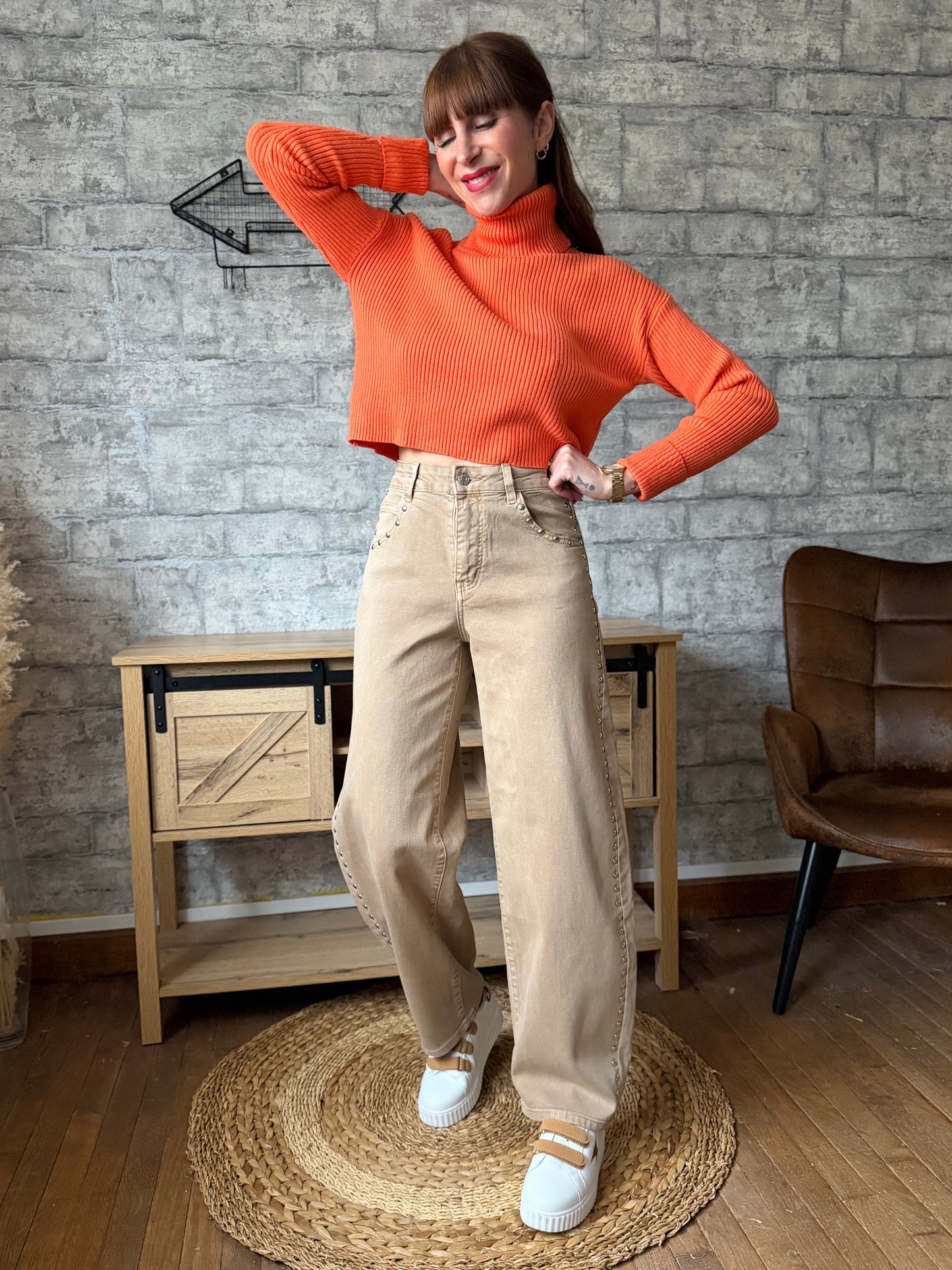 Jean's Ballon Clou Sable