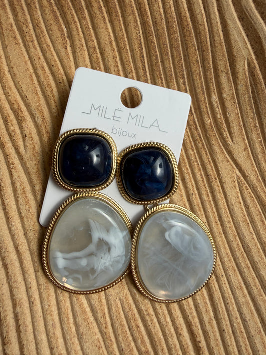 Boucle D’oreille Josy Bleu