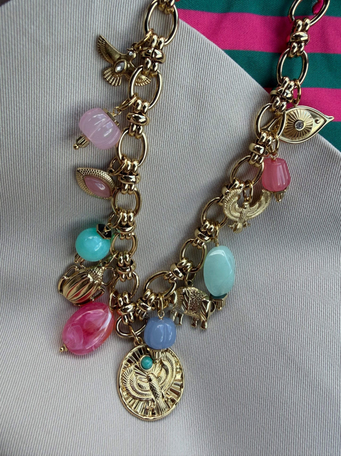 Collier Breloques Premium