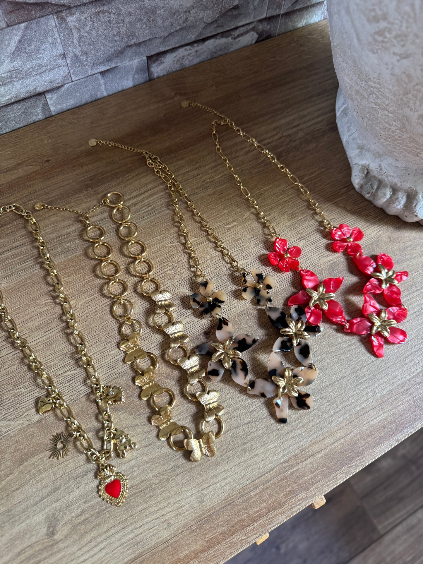 Collier Cœur Rouge
