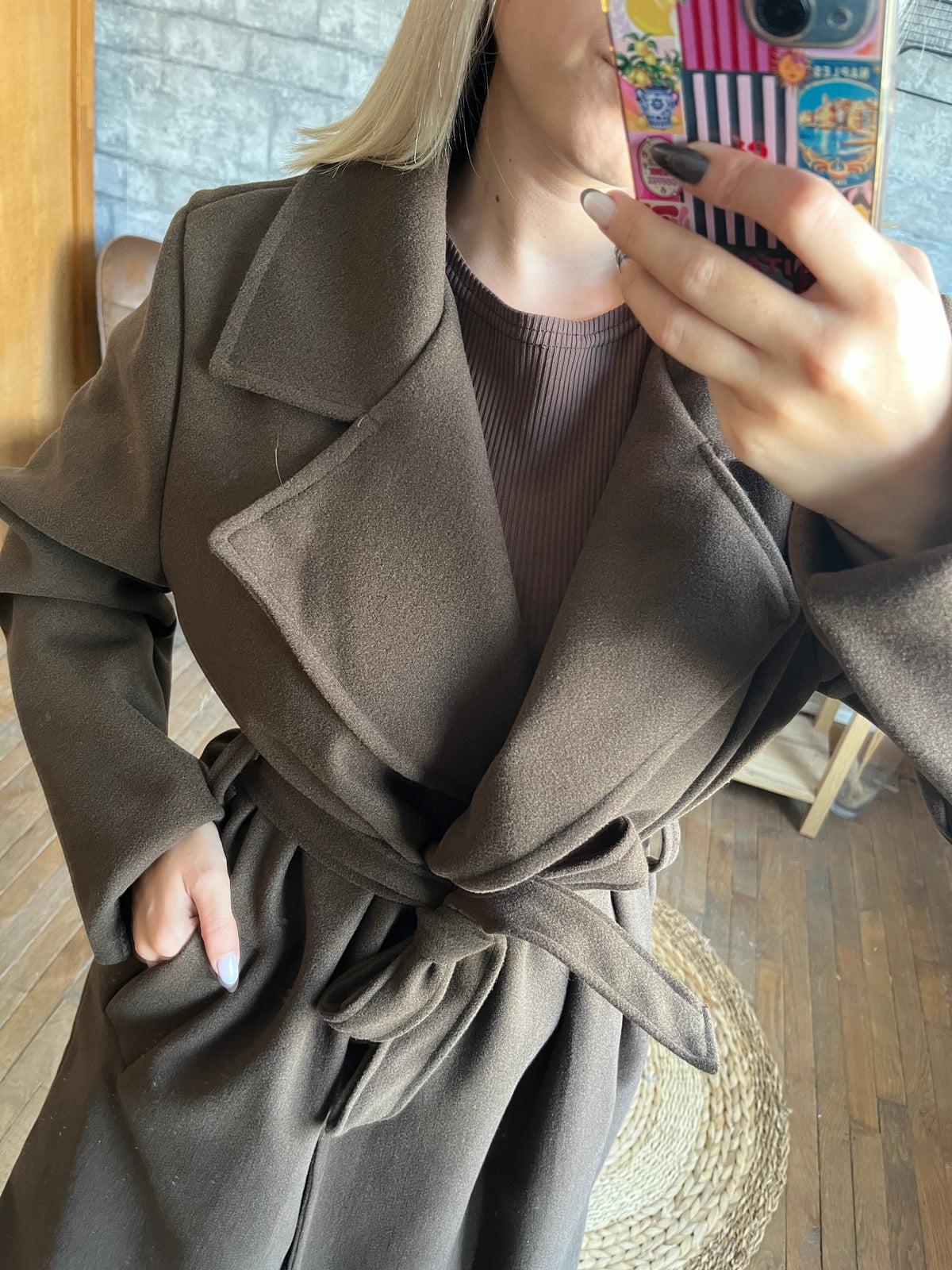 Trench Antony chocolat
