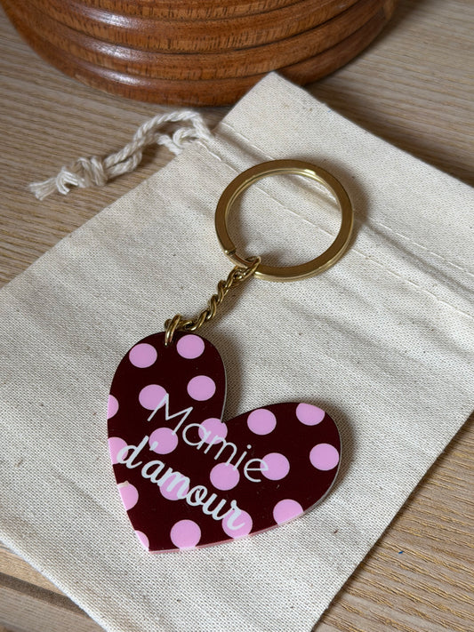 Porte Clés Mamie D’Amour