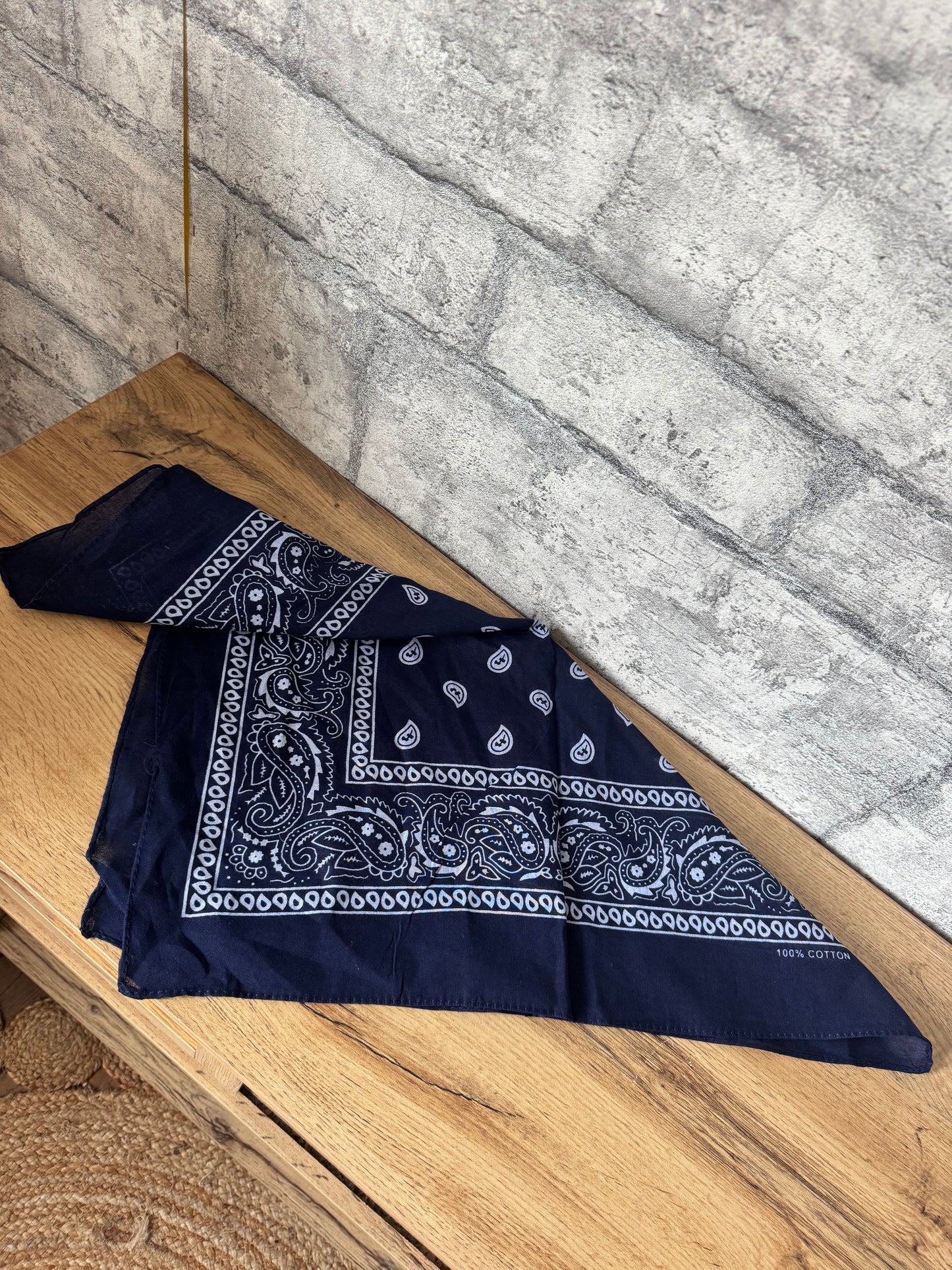 Foulard Bandana Bleu