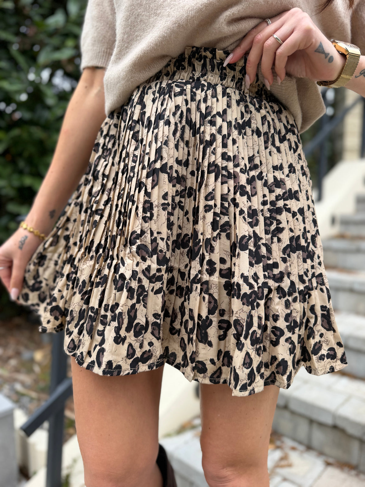 Jupe Leopard