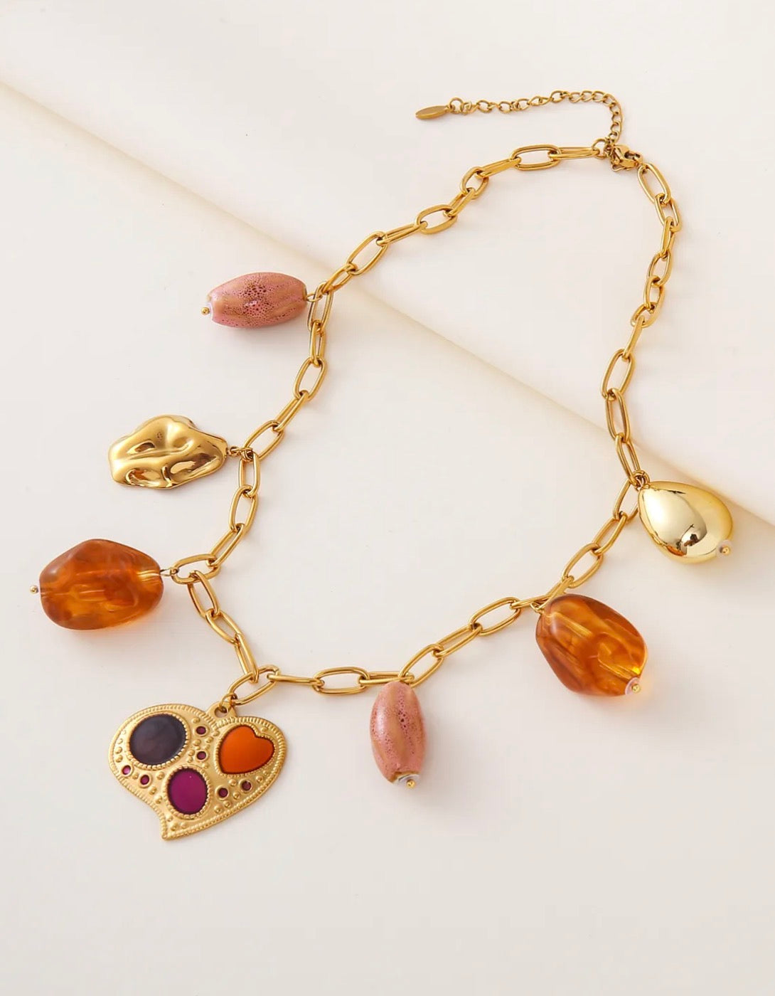 Collier Cœur Color