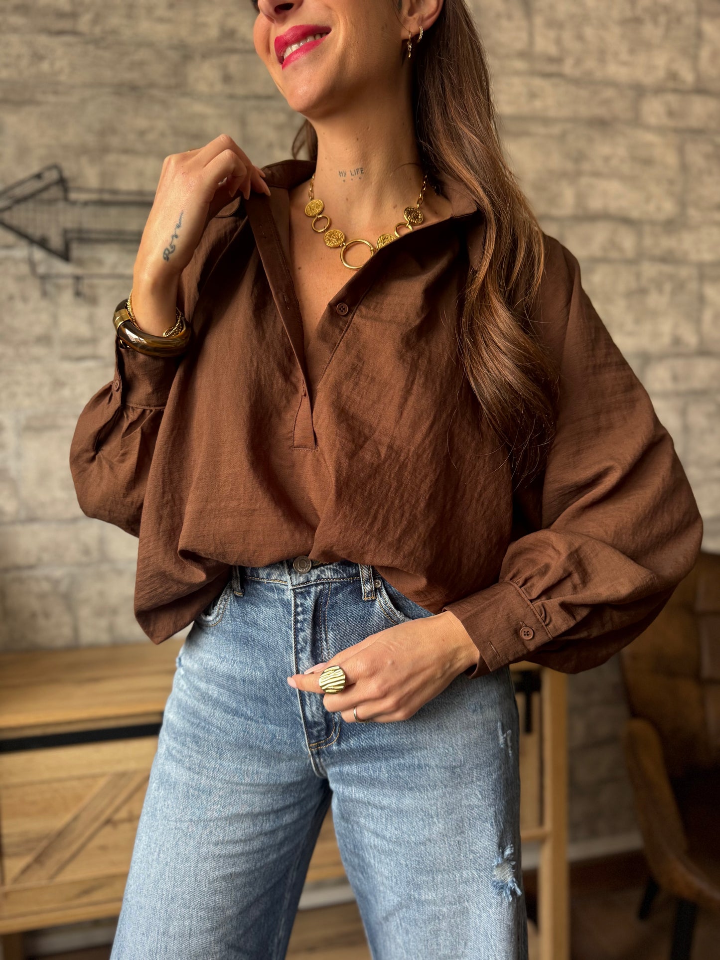 Blouse Boule Chocolat