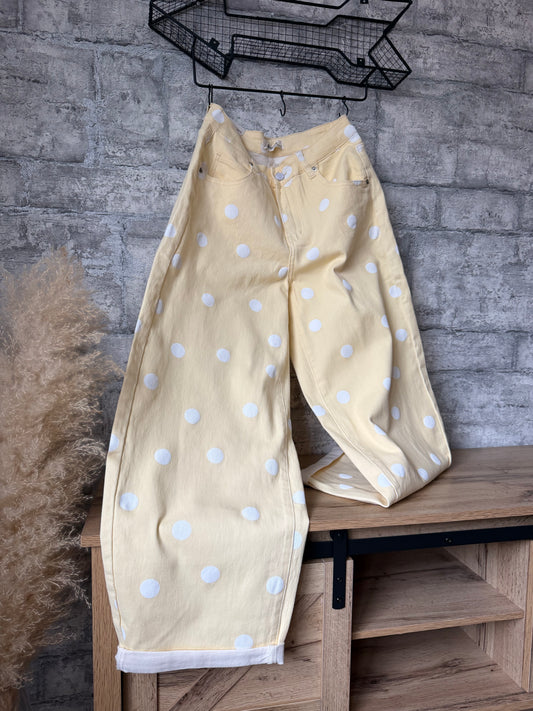 Jean's Ballon Pois Jaune