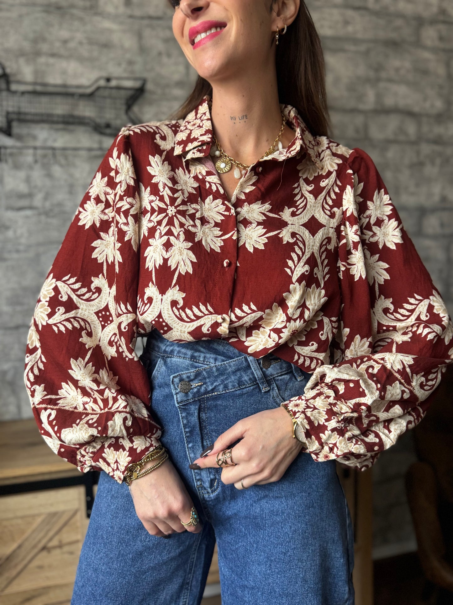 Chemise Trébel Rouille