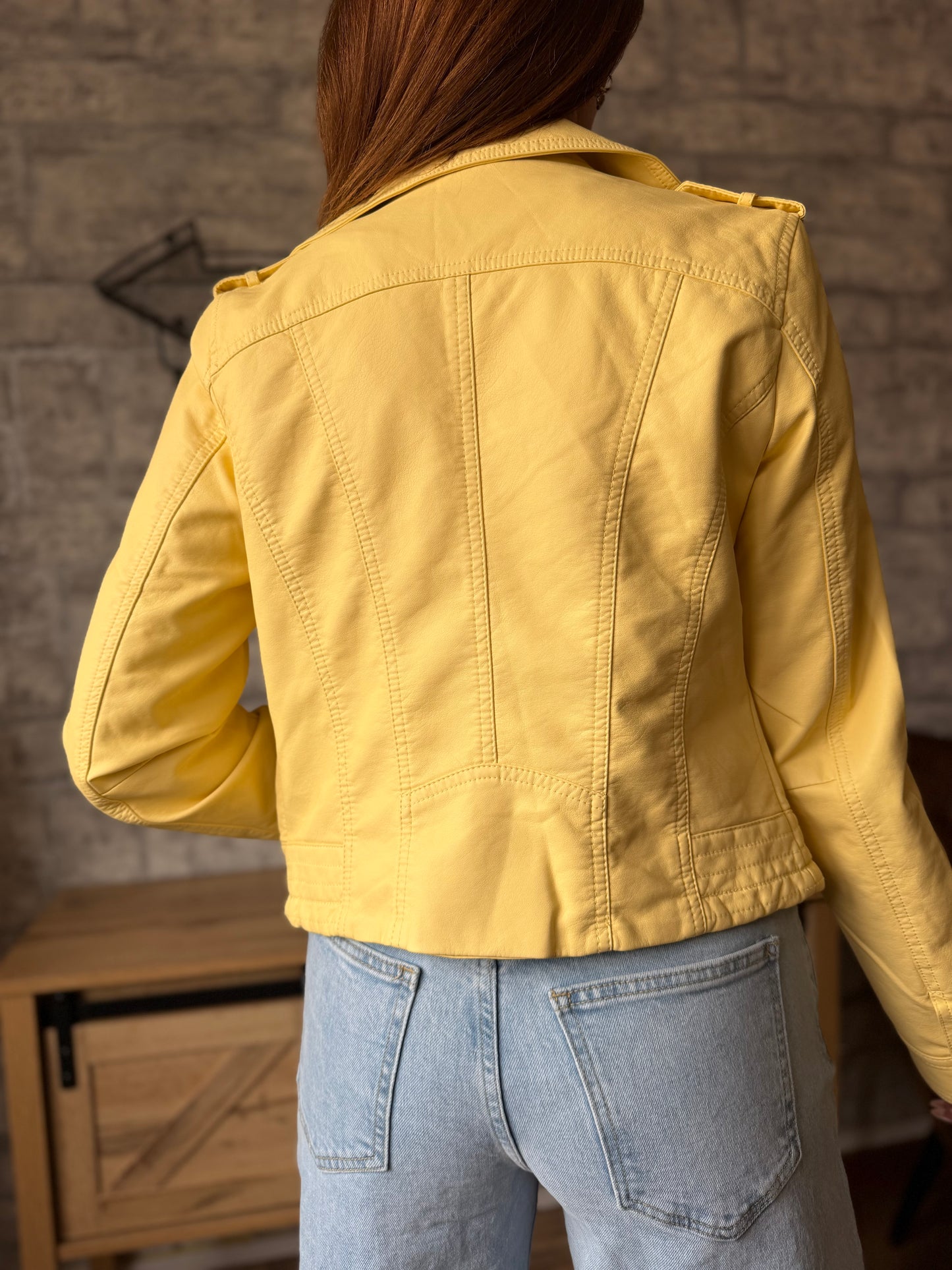 Veste Perfecto Jaune (Taille S)