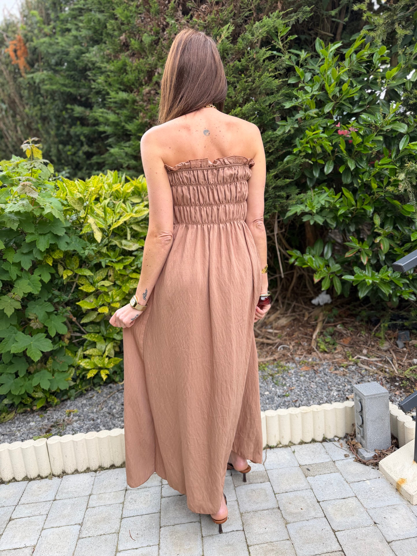 Robe Bustier Café
