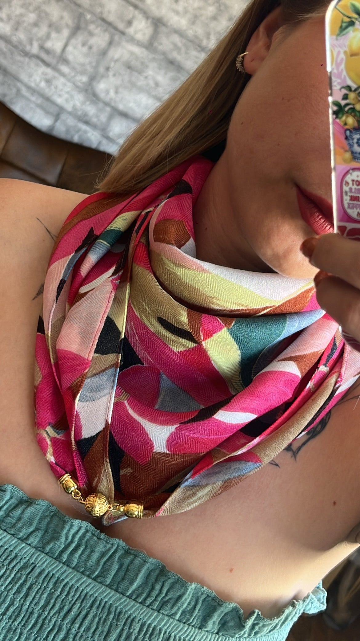 Foulard Rose