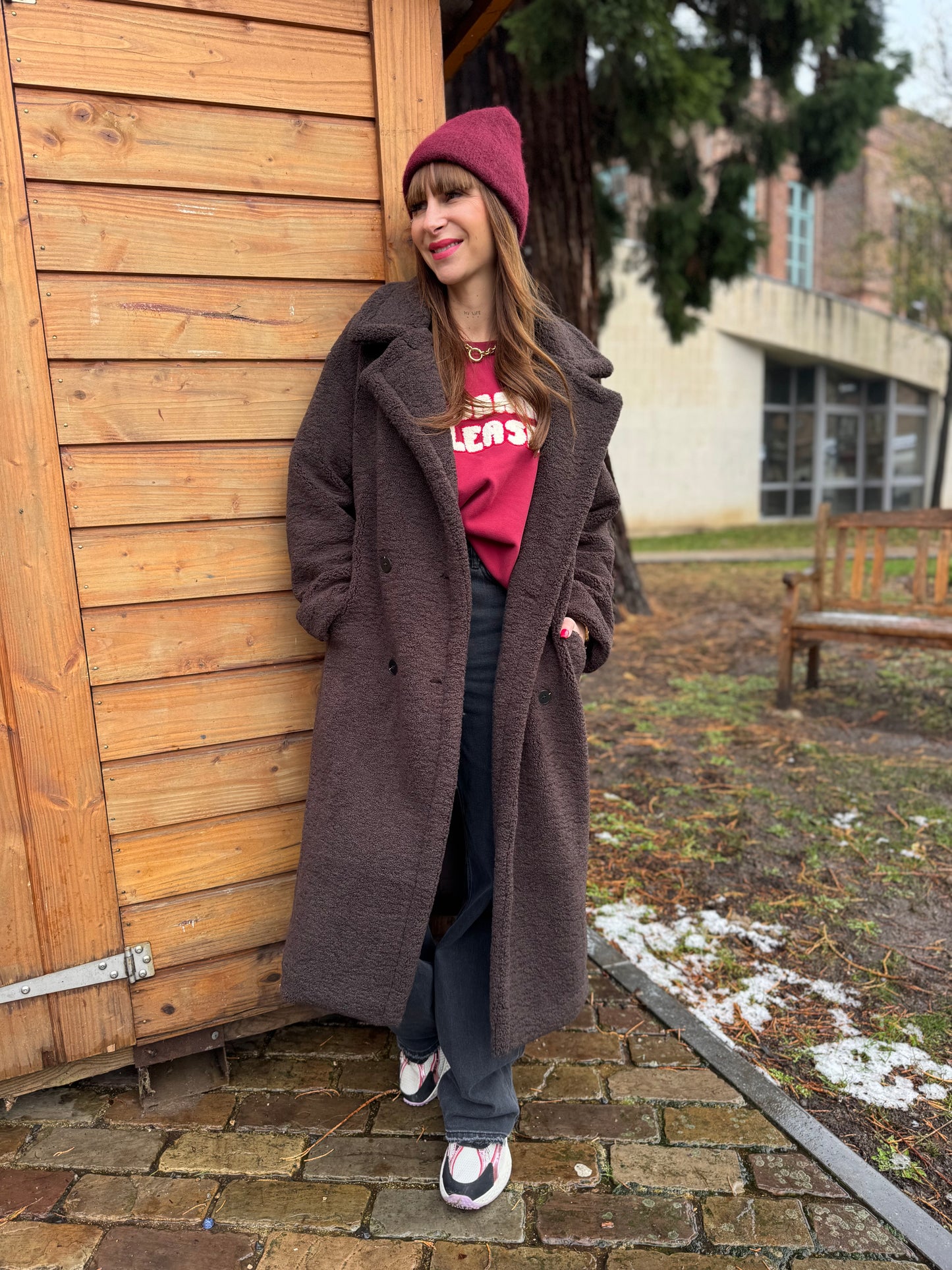 Manteau Scotland Chocolat